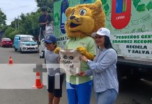 Campaña de educación ambiental sobre el reciclaje en Managua