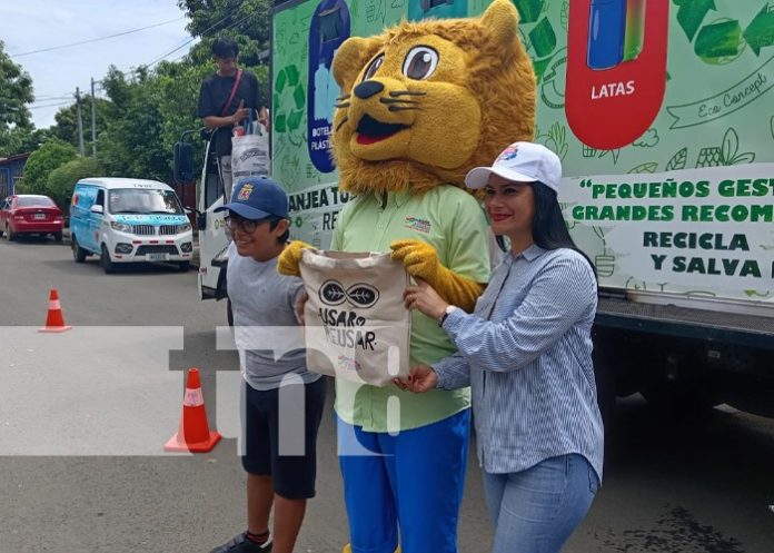 Campaña de educación ambiental sobre el reciclaje en Managua