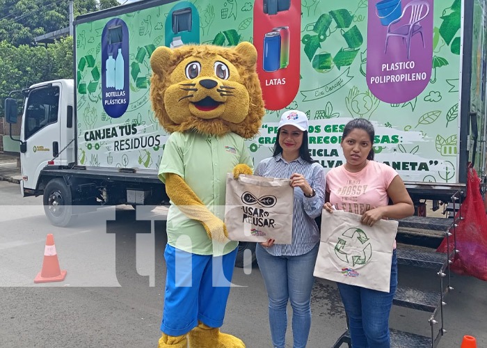 Campaña de educación ambiental sobre el reciclaje en Managua 