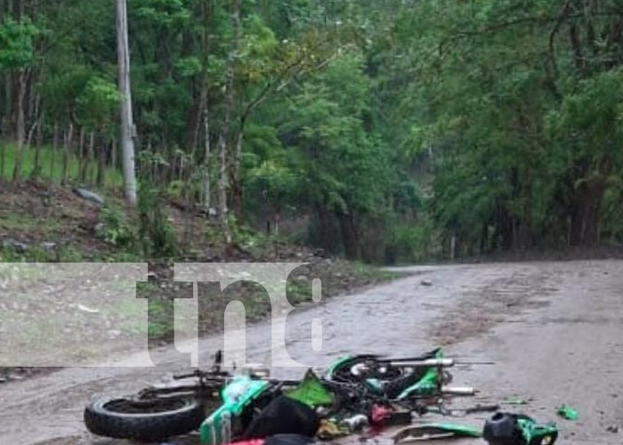 Foto: Mortal accidente de tránsito en Boaco / TN8