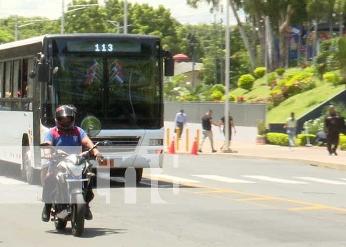 Foto: Transporte público de Managua / TN8