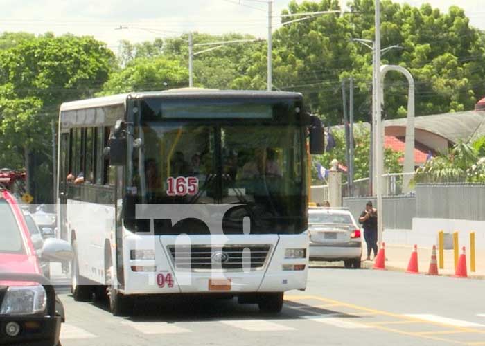 Foto: Transporte público de Managua / TN8