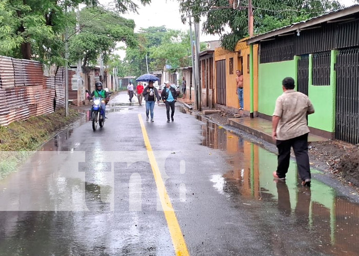 Foto: Nuevas calles en el barrio Concepción de María, Managua / TN8