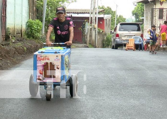 Foto: Nuevas calles en Villa Roma. Managua / TN8