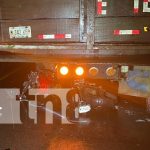 Foto: Choque con camión estacionado en Santo Tomás, Chontales / TN8