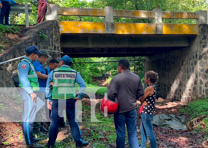 Foto: Hombre muere al caer de un puente en Juigalpa, Chontales / TN8