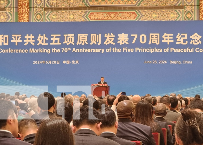 Foto: Conferencia con el presidente Xi Jinping / TN8