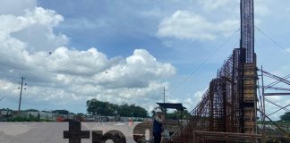 Foto: Avanza la construcción del estadio de fútbol en Chinandega / TN8