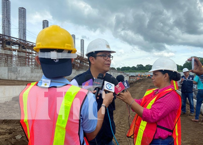 Foto: Avanza la construcción del estadio de fútbol en Chinandega / TN8