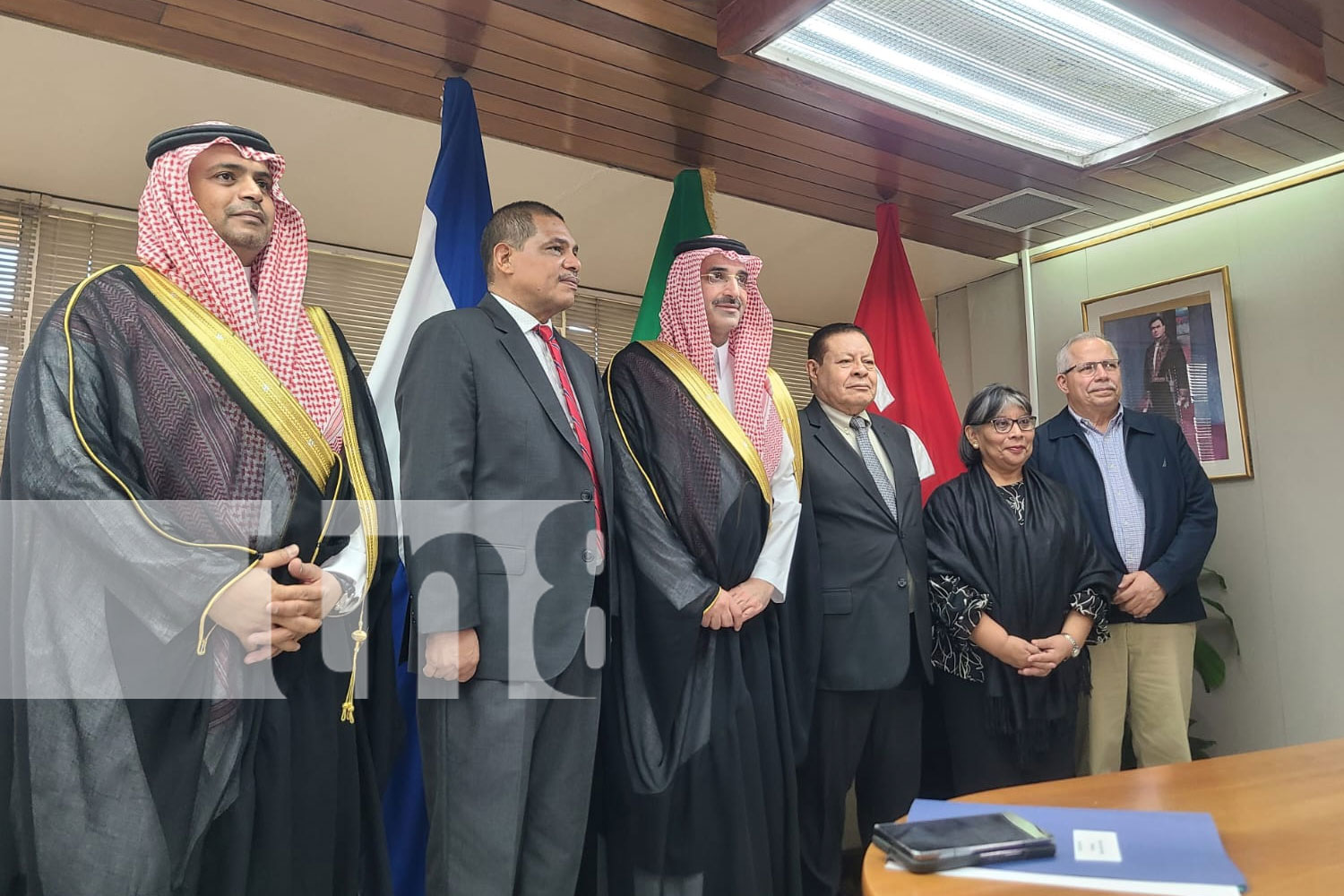 Foto: Firma de acuerdo entre Nicaragua y Arabia Saudita para un hospital en el Caribe Norte / TN8