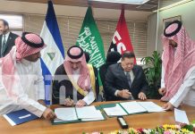 Foto: Firma de acuerdo entre Nicaragua y Arabia Saudita para un hospital en el Caribe Norte / TN8