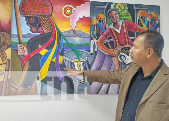 Foto: Exhibición de arte en Managua / TN8