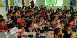Foto: Tarde recreativa por la Semana del Niño en un colegio de Managua / TN8