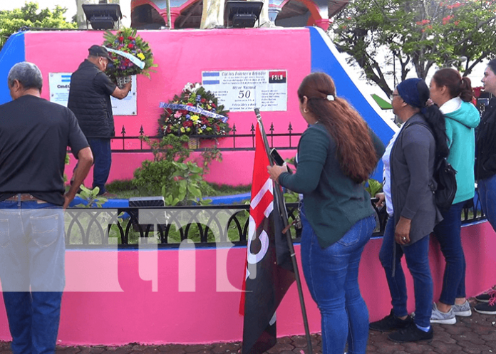 Matagalpa rinde homenaje al comandante Carlos Fonseca en su 88 aniversario de natalicio