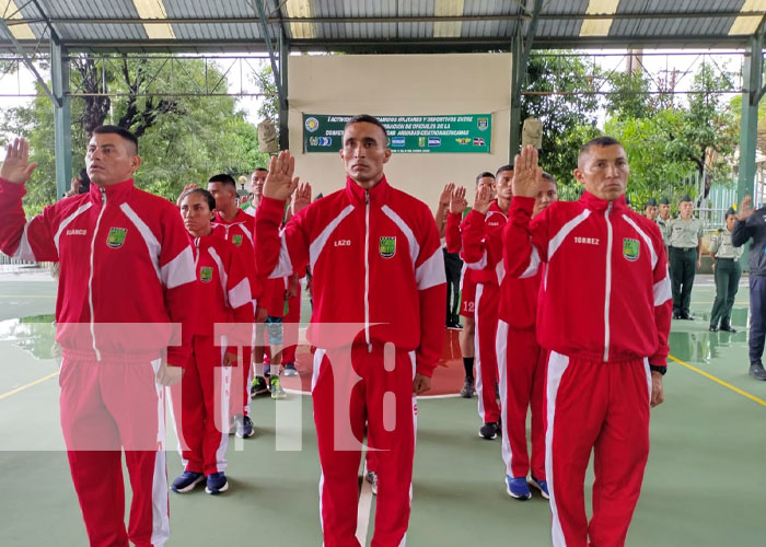 Foto: Encuentro deportivo en Nicaragua con Fuerzas Armadas de Centroamérica / TN8