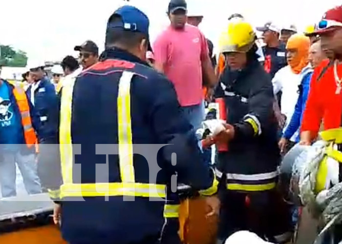 Foto: Muerte de trabajadores de la EPN en Puerto Sandino / TN8