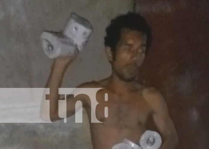 Foto: Captura a hombre robando en Rivas / TN8