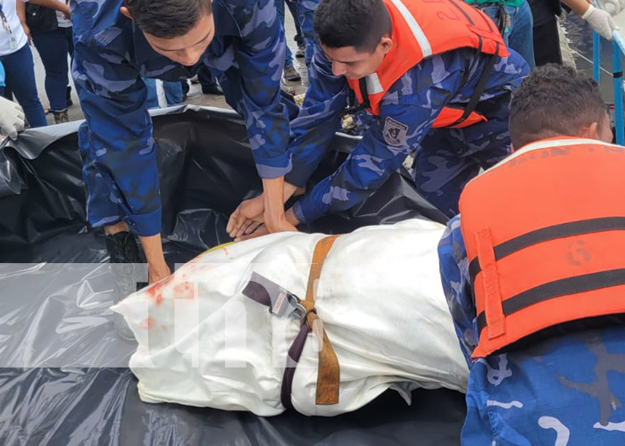 Foto: Ya van tres muertos por vuelco de embarcación en Puerto Sandino / TN8