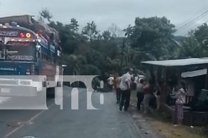 Accidente en carretera Matagalpa-Rancho Grande