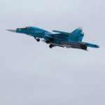 Foto: Caza Su-34 de las Fuerzas Aeroespaciales de Rusia se estrella en la provincia de Volgogrado / Cortesía