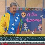 Foto: Presidente Nicolás Maduro ejerce su derecho al voto en las elecciones venezolanas/Cortesía