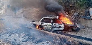 Foto; Dos muertos y tres heridos dejan ataques de drones en el Líbano/Cortesía