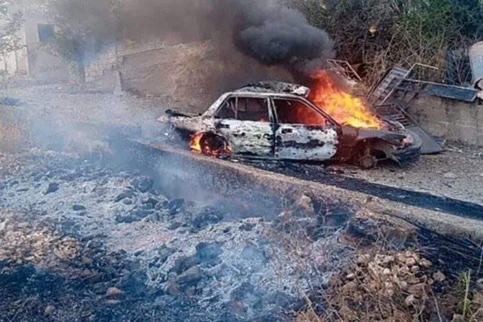 Foto; Dos muertos y tres heridos dejan ataques de drones en el Líbano/Cortesía