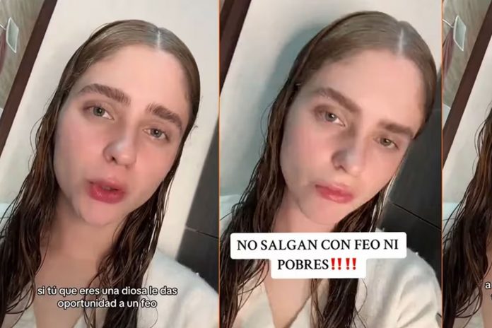 Foto: Joven aconseja «no salir con hombres feos ni pobres» /Cortesía