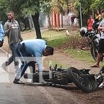 Foto: Bueyes descontrolados causan lesiones graves a motociclista en Rivas/TN8