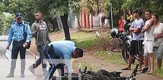 Foto: Bueyes descontrolados causan lesiones graves a motociclista en Rivas/TN8