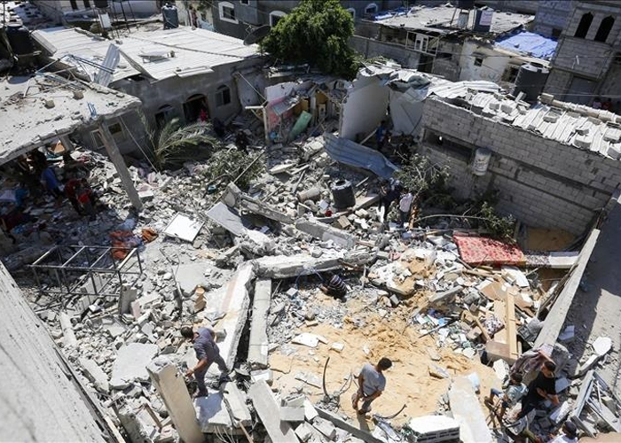 Foto: Devastación en Gaza /cortesía 