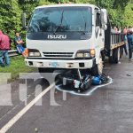 Foto: Motociclista muere en colisión con camioneta en Jinotega/TN8
