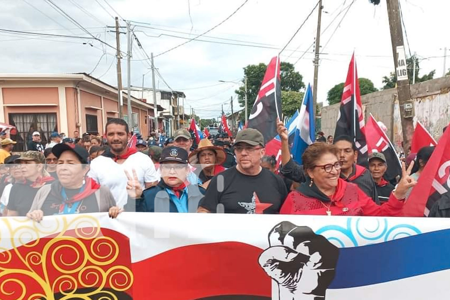 Foto: Compromiso militante en celebración de 5 de julio en Carazo / TN8