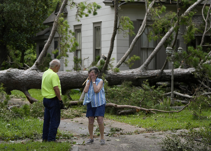 Foto: Beryl impacta en Texas /cortesía 