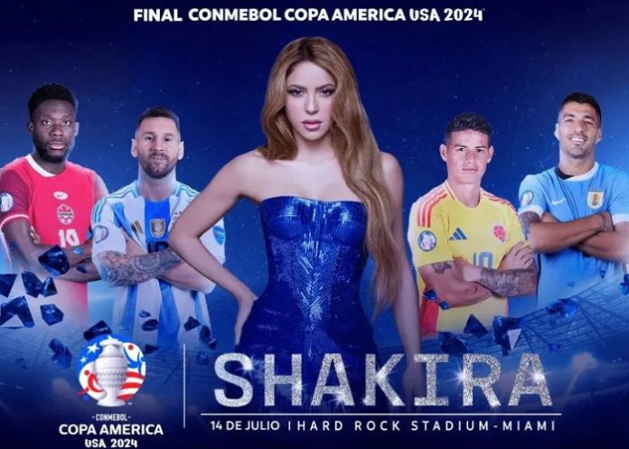 Foto: Shakira cantará en la final de la Copa América 2024 /cortesía
