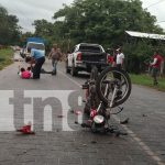 Foto: Motociclista impacta contra automóvil bajo efectos del alcohol en Jalapa/TN8