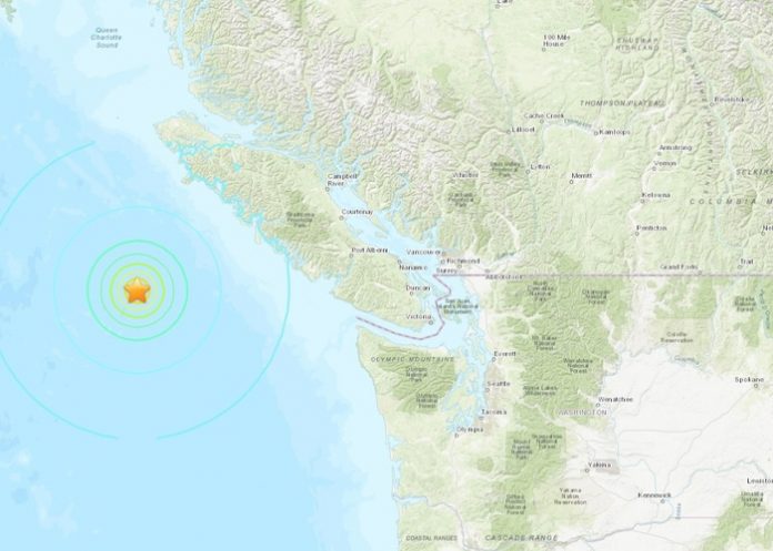 Foto: Sismo en Canadá /cortesía