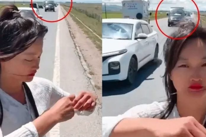 Foto: Influencer china sufrió un brutal atropello durante una transmisión en vivo / Cortesía