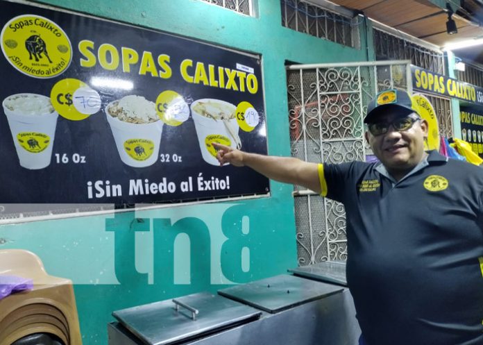 Deliciosas Sopas Calixto solo en Managua