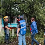 Foto: Fuertes lluvias y viento causan estragos en Masaya, milagrosamente no hay heridos/TN8