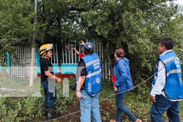 Foto: Fuertes lluvias y viento causan estragos en Masaya, milagrosamente no hay heridos/TN8