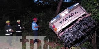 Foto: Camioneta volcada en carretera rural de Somoto: Milagrosa salvación de los ocupantes/TN8