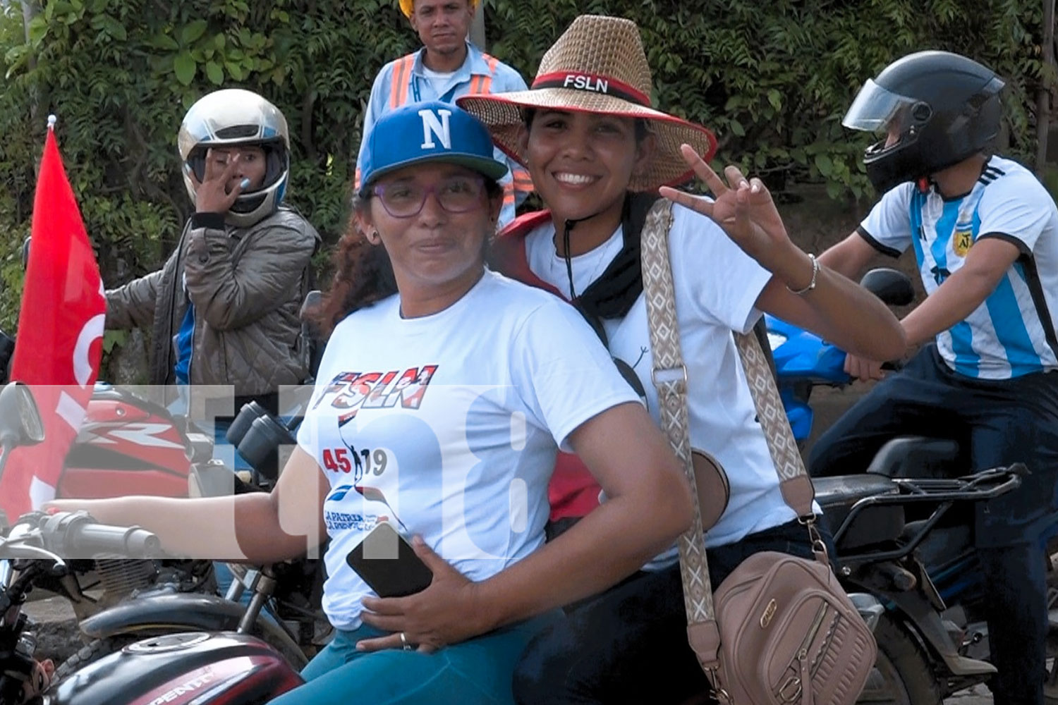 Foto: Caminata en honor al comandante de la resistencia urbana julio Buitrago en Nandaime/TN8