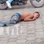 Foto: Peatón en estado delicado de salud tras ser arrollado por una motociclista en Jalapa/TN8