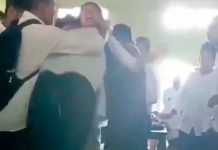 Foto: captan supuesto exorcismo de una estudiante/Cortesía