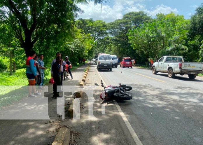 Foto: Varios accidentes de tránsito en Chinandega, en los que están involucrados motociclistas y conductores de camioneta/TN8