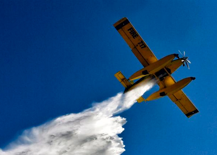 Foto: Tres bomberos heridos por incendio forestal en Grecia/Cortesía