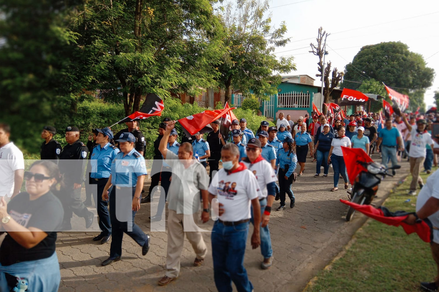 Foto: Caminatas de las victorias en Rivas/ TN8