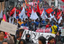 Foto: Protestas en Ecuador /cortesía