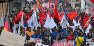 Foto: Protestas en Ecuador /cortesía